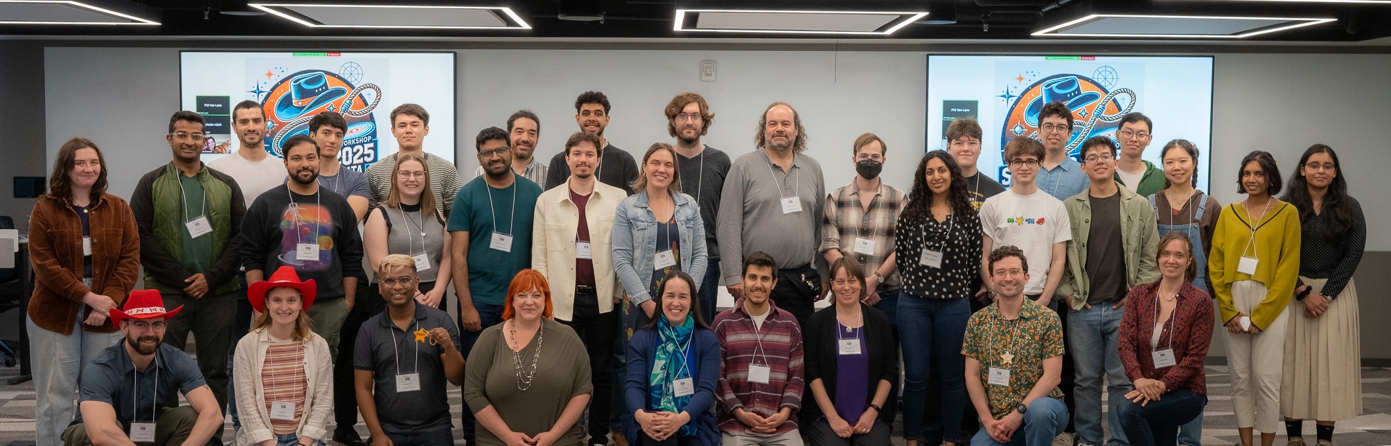 A group photo of the 2025 Statstro workshop.